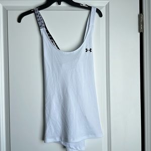 Small white UA heatgear tank
